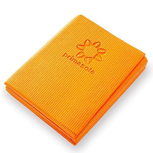 Primasole Folding Yoga Travel Pilates Mat Foldable Easy to  Assorted Colors