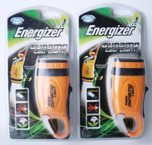 2X ENERGIZADOR DINAMO LINTERNA LUZ LED ¡NUEVO PRECINTADO! - Imagen 1 de 7