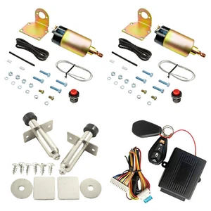 Kit de popper con manija/cerradura de puerta afeitada de 60 libras rata callejera Hot Rod coche camión - Imagen 1 de 12