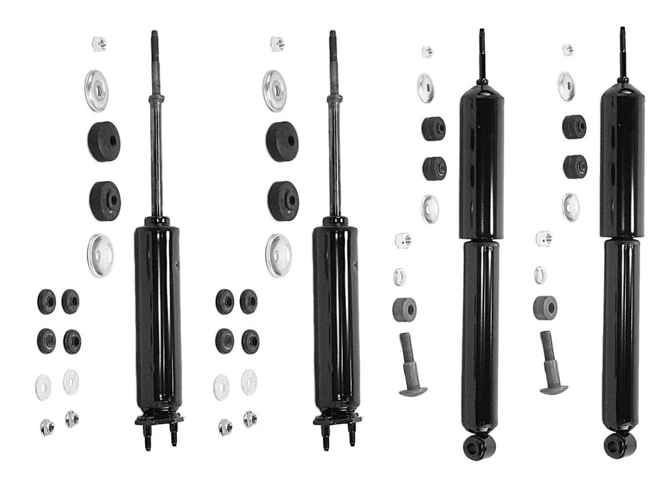 Front & Rear Monroe Shock Absorbers Kit for American Motors Ford Ranchero 66-71 - Image 1 of 1