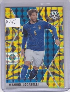 Soccer Mosaic Panini Prizm Manuel Locatelli Italy Gold #134 - Imagen 1 de 1