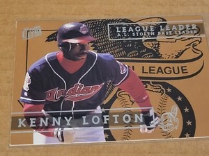 1995 Fleer Ultra Kenny Lofton League Leaders Insert Nmmt