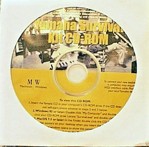 Yamaha Survival Kit Software CD-ROM for both PC & MAC, New in Sleeve. - Picture 1 of 1