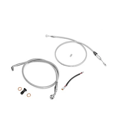 Cable embrague freno manillar 12"-14" extensiones TBW para Harley Street Bob ABS Foto 1 de 4