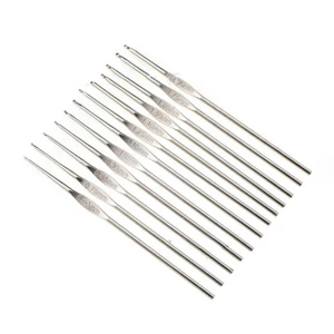 12Pcs/lot Single head Lace Crochet Hooks Knitting Needles 0.6-1.9mm Yarn Knit - Picture 1 of 5