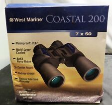 7 X 50 Waterproof Binoculars "Coastal 200" (Minor Box Damage) New by West Marine