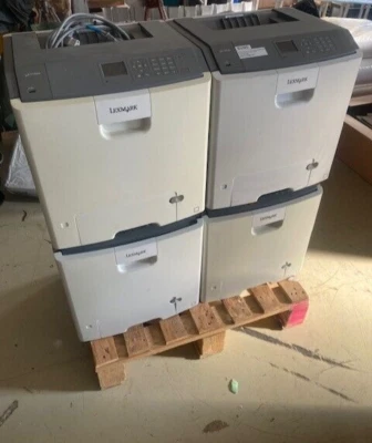 Special Item 4 Piece Lexmark C746DN Color Laser Printer Network Printer Color - Image 1 of 4