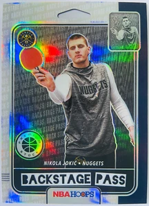 Nikola Jokic - Nuggets 2019-20 Panini Hoops Premium Stock Backstage Pass Holo #4 - Picture 1 of 2