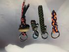 Paracord Keychains  Handmade  Lot of 4