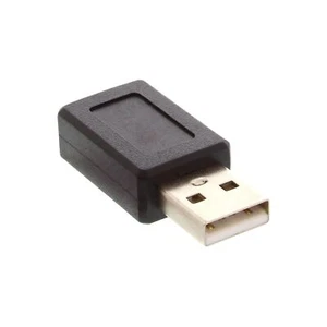 1 x InLine USB 2.0 Adapter Stecker A auf USB B Mini-5pol Buchse Adaptieren - Bild 1 von 2