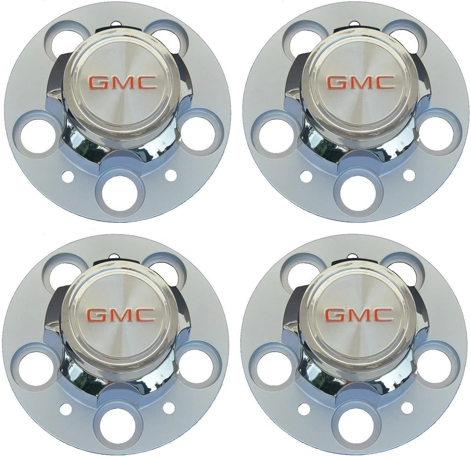 NUEVO JUEGO DE TAPAS CENTRALES DE BUJE DE RUEDA RALLY GMC C15 C1500 JIMMY 5 TACOS 15" 15x8 15x7 Foto 1 de 4