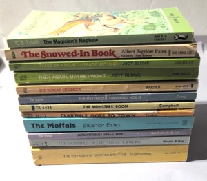 VINTAGE 1970's YOUNG ADULT NOVELS TRADE PAPERBACK BOOK LOT (12) SCHOLASTIC DELL - Picture 1 of 3