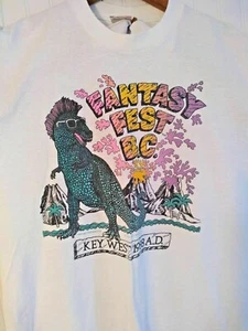 Fantasy Fest BC Key West Mens Medium 1988 80's Gordon Paul Baker Vintage Dino   - Picture 1 of 12