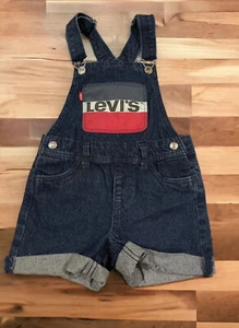 Levi's Denim Jeans Latzhose Shortalls Mädchen Größe 5 Regular 4-5 Jahre - Bild 1 von 4