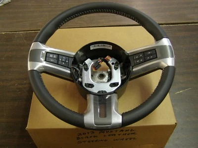 OEM Ford 2010 2014 Mustang Leather Wrap Steering Wheel 2011 2012 2013 GT nos - Image 1 of 4