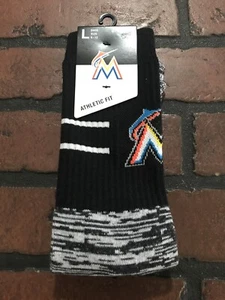 Calze Miami Marlins MLB Athletic Fit taglia Large 6-12 - Foto 1 di 4