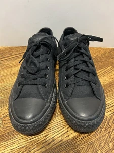 Converse CHUCK TAYLOR All Star Low Top BLACK Canvas Shoes MENS 5 WOMENS 8 - Picture 1 of 11