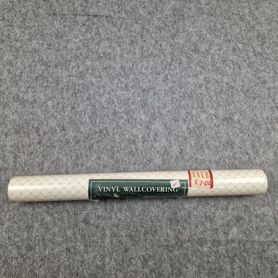 Laura Ashley Wallpaper Wickerwork Sand White 1 Roll Batch 695141 - Image 1 of 3