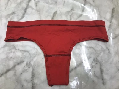 Tanga panty ropa interior grande rojo suave mezcla algodón Foto 1 de 4