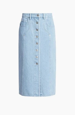 ISABEL MARANT ETOILE  Vandy skirt Front Button Denim 40 - Image 1 of 4