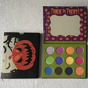 Peachy Queen Cosmetics Trick Or Treat Halloween Pumpkin Indie Eyeshadow Palette - Picture 1 of 4