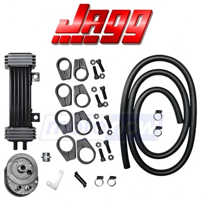 Jagg Deluxe Diamond Cut Oil Cooler System for 2004-2006 Harley Davidson cc - Image 1 of 4