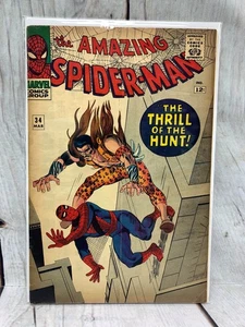 Amazing Spider-Man #34 ¡Aparición de Kraven el Cazador! Marvel 1966 5,0 - Imagen 1 de 5