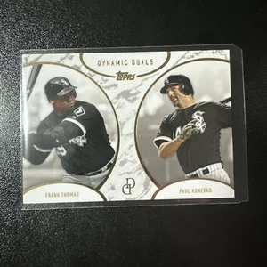 2025 Topps Dynamic Duals Frank Thomas & Paul Konerko #13 White Soxs - Picture 1 of 2