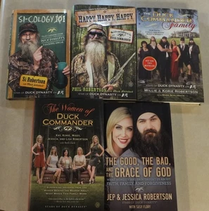 LOT OF DUCK DYNASTY HC BOOKS WITH DJ SI ROBERTSON JEP & JESSICA WOMEN & FAMILY - Imagen 1 de 13