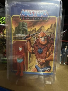 SUPER7 MOTU - FIGURA HOMBRE BESTIA - 2015 MASTERS OF THE UNIVERSE REACTION - NUEVO Sin usar, en caja - Imagen 1 de 3