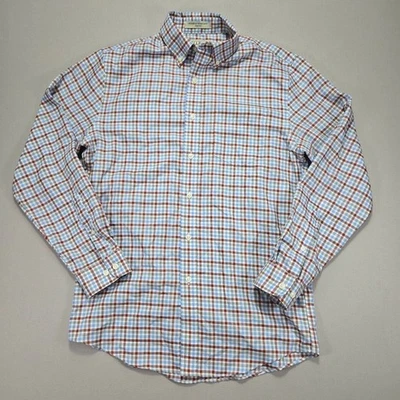 L.L.Bean Mens Plaid Button Down Shirt Wrinkle Resistant Trim Fit Casual - Image 1 of 4