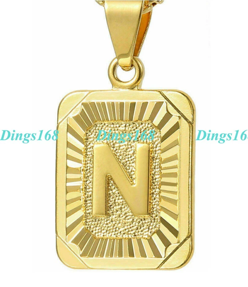 Colgante De Cadena Con Nombre En Inglés De 26 Letras En Ingl | Cuotas
