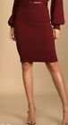 Lulu’s Knit pull on burgundy wine burgundy skirt size small with slit