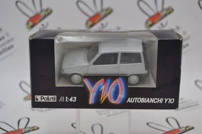 POLISTIL " AUTOBIANCHI Y10 " ORIGINALE BOX COME FOTO  1/43 - Immagine 1 di 4