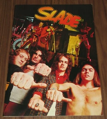 $0 shipping! Near MINT! Slade JAPAN TOUR BOOK 1974 Noddy Holder GLAM ROCK - Image 1 of 4