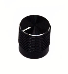 10 Stck. Aluminium Knauf φ15x15mm (15x15mm 15x15) 18T Einsatz Typ Farbe schwarz - Bild 1 von 4