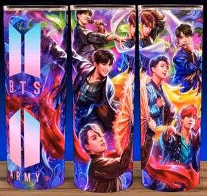 BTS KPOP Korean Pop Music Boy Band Army Cup Mug Tumbler 20oz - Picture 1 of 3