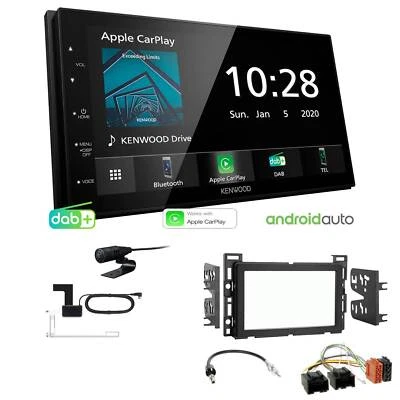 Kenwood Autoradio Apple CarPlay DAB+ für Chevrolet Cobalt 2005-2010 schwarz - Bild 1 von 4