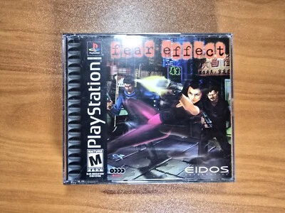Fear Effect 1 (PS1, 2000) VGC/NM Disc Complete CIB Manual Reg Card FAST SHIPPED - Image 1 of 4