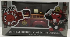 Dispensador de dulces de colección M&M Red's Firehouse camión de bomberos edición limitada coleccionable - Imagen 1 de 7