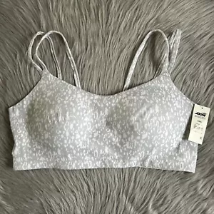 Avia Wireless Sports Bra Womens Size XXXL/3X Gray Keyhole Wirefree Lightly Lined - Picture 1 of 5