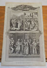 c1784 Antique Print/Book of Martyrs///PREPARING TO BE BURNED AT THE STAKE