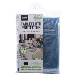 2x Clear Plastic PVC Table Cloth Protector Cover - Picture 1 of 2
