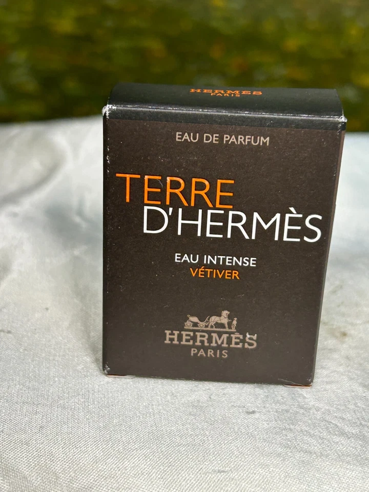 Terre D' HERMES Eau Parfum Intense Vetiver 5 Ml 0.17 .17 Oz Mini Perfume