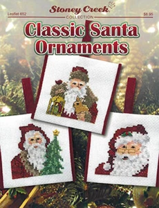 Classic Santa Ornaments~Stoney Creek Collection - Picture 1 of 1