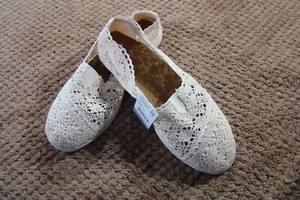 Bongo Tan Prepster Crochet Flat Womens Size 10, New With Tags, No Box - Picture 1 of 8
