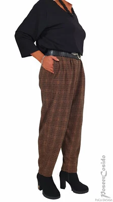 PoCo LAGENLOOK schmale Ballon-Hose cognac L XL XXL XXXL 42 44 46 48 50 52 54 56 - Bild 1 von 4