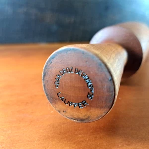 Lauffer 17.75" Teak Rolling Pin *Dan Droz Design 1975 - Picture 1 of 6
