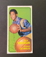 1970-71 Topps Basketball Rick Roberson #23 Signed Card- Los Angeles Lakers