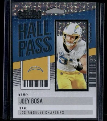 2023 Panini Contenders Hall Pass #10 Joey Bosa Los Angeles Chargers - Image 1 of 2